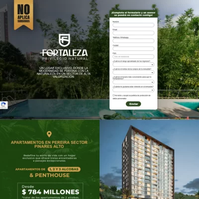 Landing page moderna con diseño de páginas web en Lima 